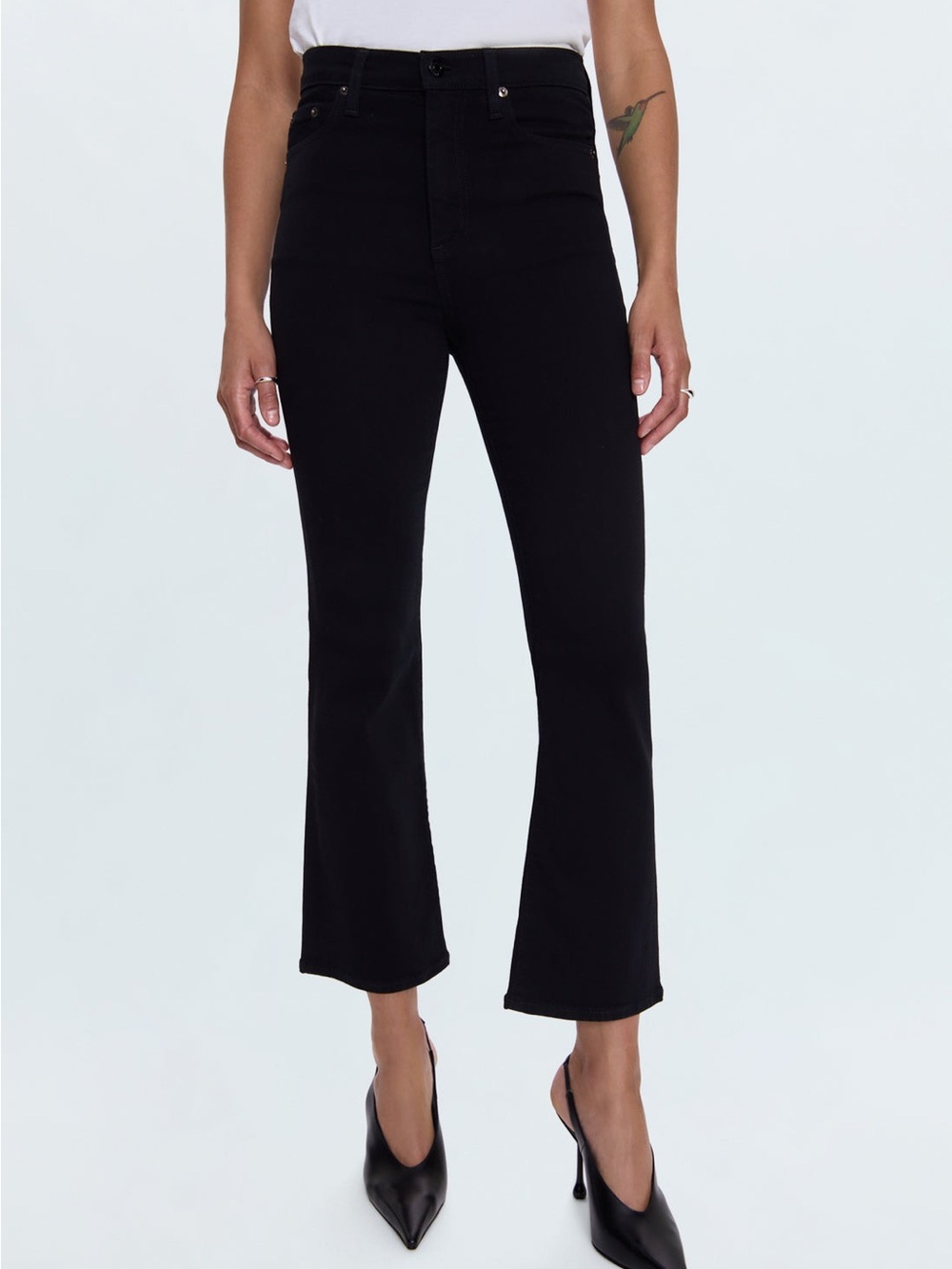Pistola Lenon High Rise Crop Boot Black Jeans‎ Size 31